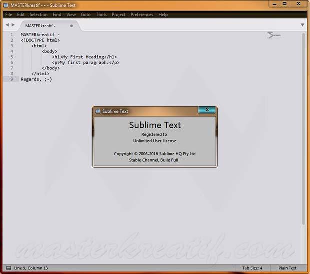 sublime text 2 for mac